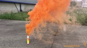 turuncu  sis bombası