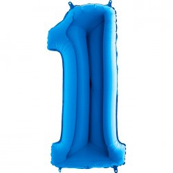 mavi 1 yaş folyo balon 1 metre