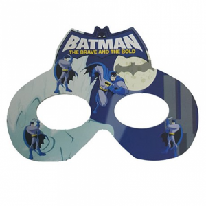 Batman temalı kağıt maske 6  adet