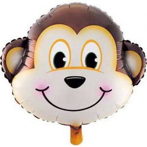 safari temalı maymun balon 50 cm