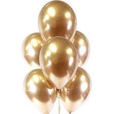 gold krom balon 5 adet