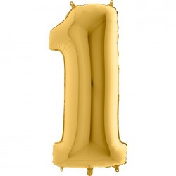 altın gold 1 yaş folyo balon 1  metre