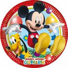 Mickey mouse tabak 8 adet