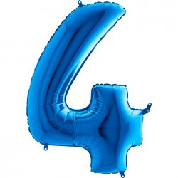mavi 4 yaş folyo balon 1 metre