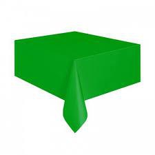 Yeşil Plastik Masa Örtüsü 120x180 Cm