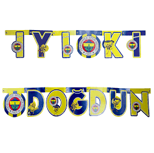 Fenerbahçe Temalı iyi Ki Doğdun Uzar Yazı