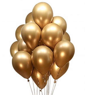 krom gold balon 50 li paket